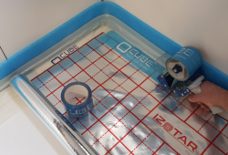 Reflexní folie CUBE 130 IZO-PLUS pro podlahové topení - rastrovaná 