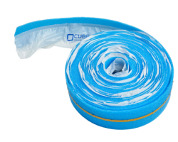 Samolepiace dilatačný pás s fóliou 10/100 / 25m