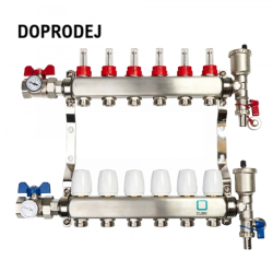 Rozdělovač pro podlahové topení CUBE - 11 okruhů