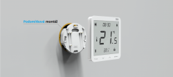 Dvoupolohový drátový termostat EU-297z V3 - podomítkový 230V
