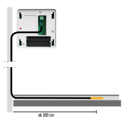 Bezdrátové podlahové teplotní čidlo EU-C-8f