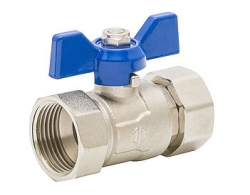 Kulový ventil 1"F-F s převlečenou maticí - přímý