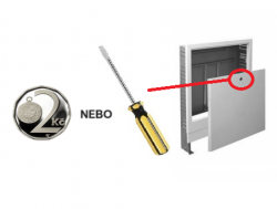 SKŘÍŇ pro rozdělovač podomítková 5-6 okruhů (43 cm)