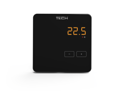 Drátový pokojový termostat EU-R-10z černý