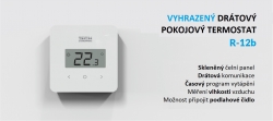 Drátový pokojový termostat EU-R-12b