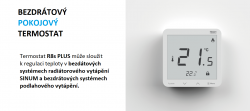 Bezdrátový pokojový termostat EU-R-8s PLUS