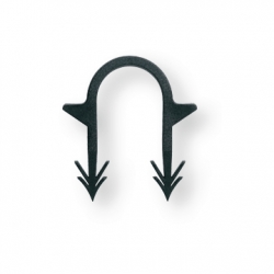 Spona KL42 - úchytka 42mm pre montáž podlahového kúrenie 