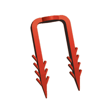 Spona/úchytka Rail (hranatá) 50 mm