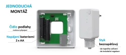 Bezdrátový dvoupolohový pokojový termostat T-3.2