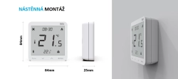 Bezdrátový dvoupolohový pokojový termostat T-3.2