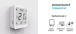 Bezdrátový dvoupolohový pokojový termostat T-3.2
