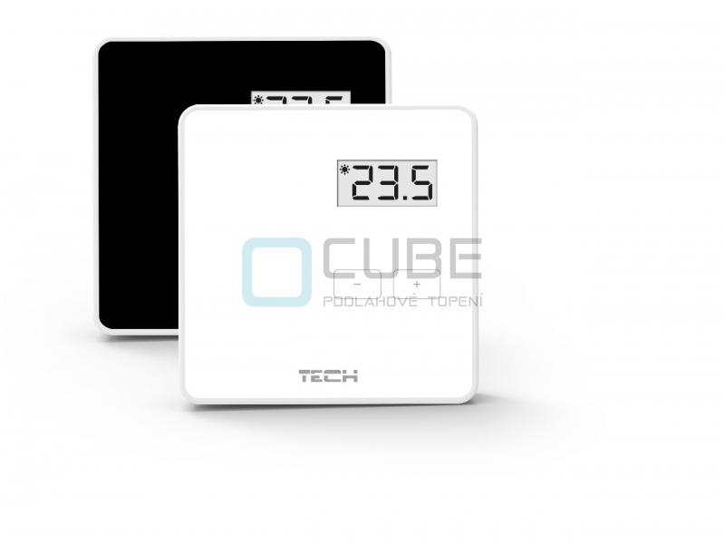 Drátový pokojový dvoupolohový termostat CS-R-9b Tech
