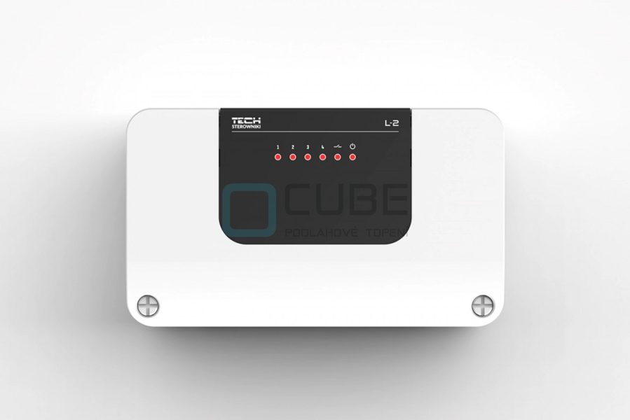 DRÁTOVÝ REGULÁTOR EU-L-2 PRO TERMOELEKTRICKÉ POHONY (4 ZÓNY)