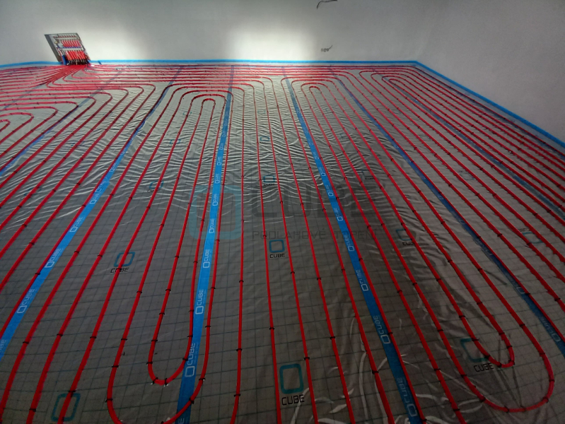 Instalace podlahového vytápění